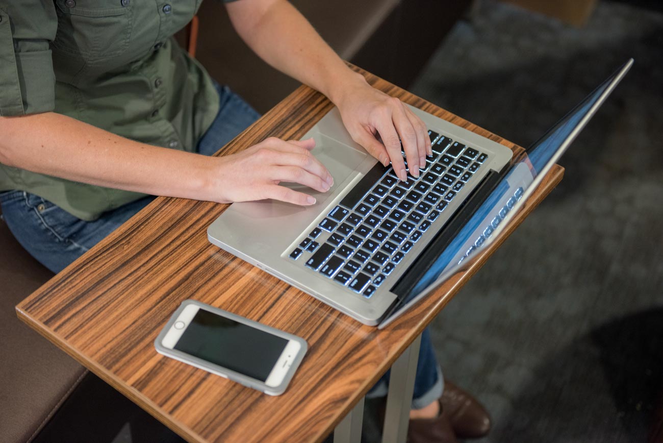student in computer